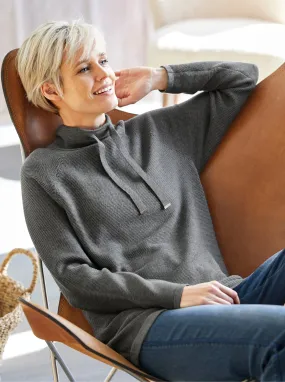 heine Pullover in grau-meliert